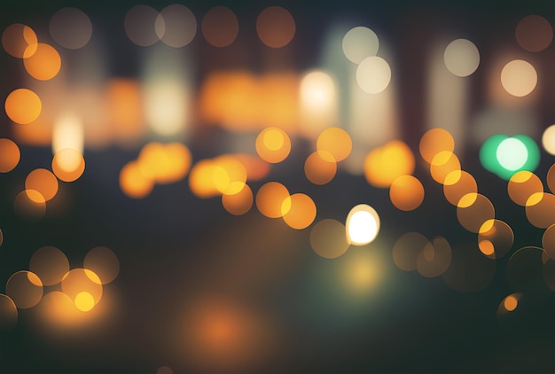 Defocused background with abstract metropolitan night light