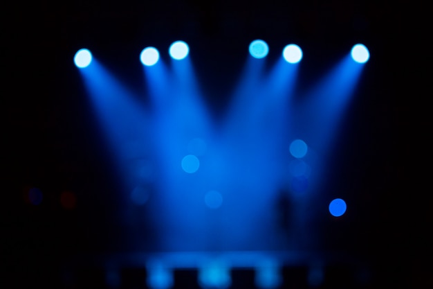 Defocused entertainment concert lighting on stage