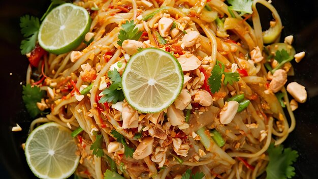 A delectable Instagramworthy shot of Pad Thai