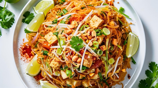 A delectable Instagramworthy shot of Pad Thai