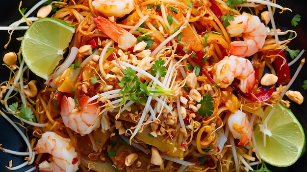 A delectable Instagramworthy shot of Pad Thai