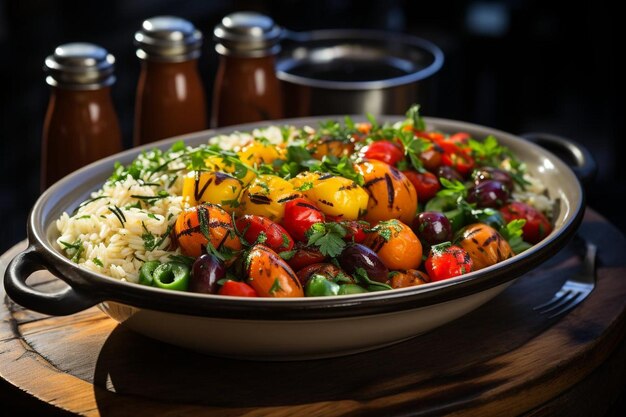 Delectable Orzo with Mediterranean Vegetables