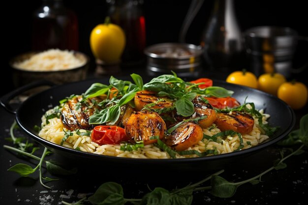 Delectable Orzo with Tomato and Basil