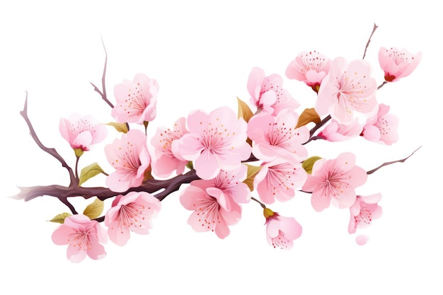 Delicate Beauty Sakura Blossom in Pink A Captivating Symbol of Springs Floral Season