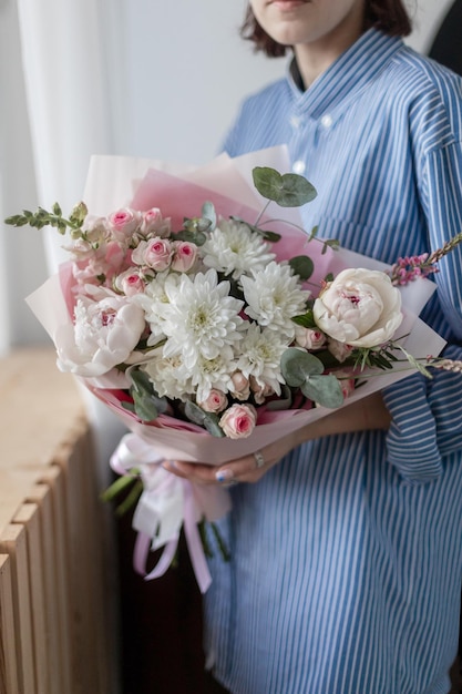 Delicate bouquet of flowers