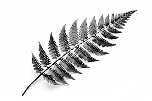 A delicate fern leaf