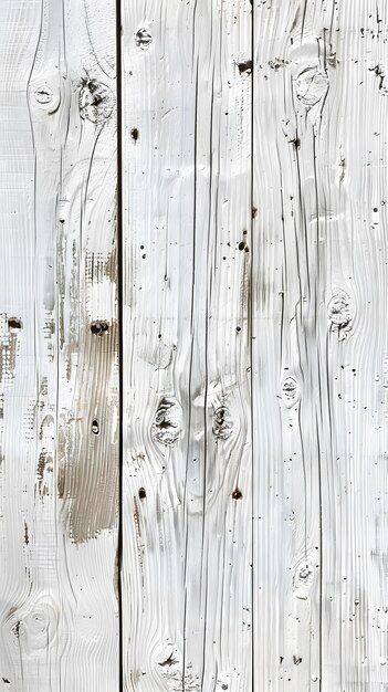 Photo delicate grain patterns on whitewashed wood background perfect for stylish interiors