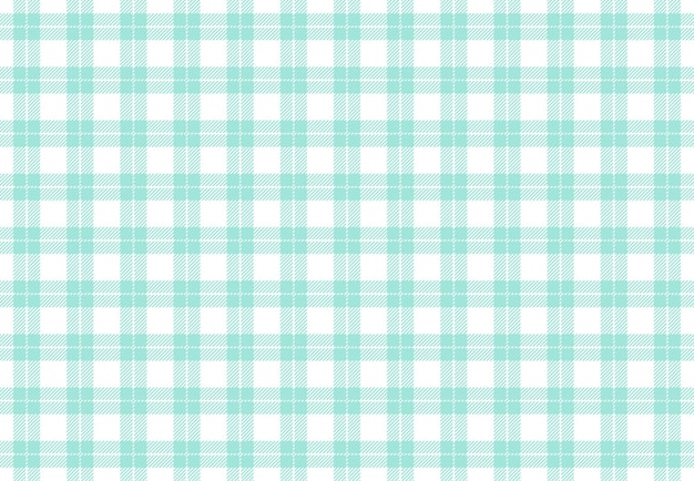 Photo delicate mint blue and white checkered pattern interesting buffalo background