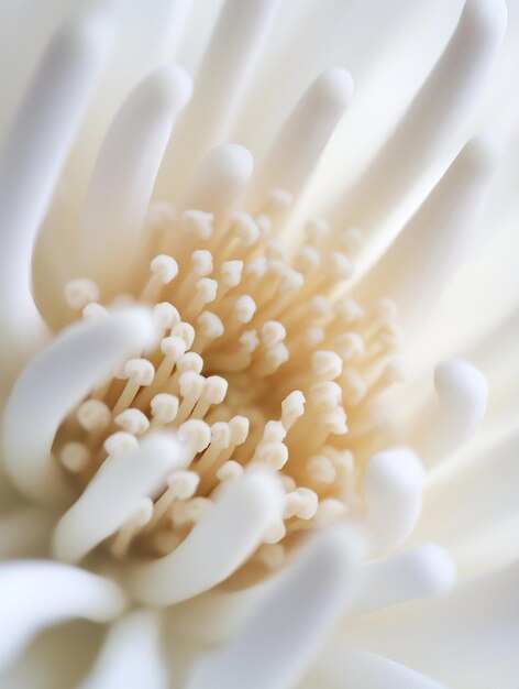 Photo delicate white flower closeup natures intricate beauty