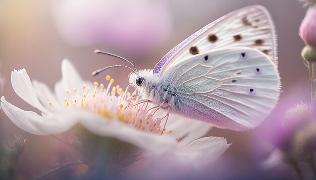 Delicately pink romantic natural floral background.