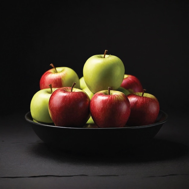 delicious Apple fruit on a plate