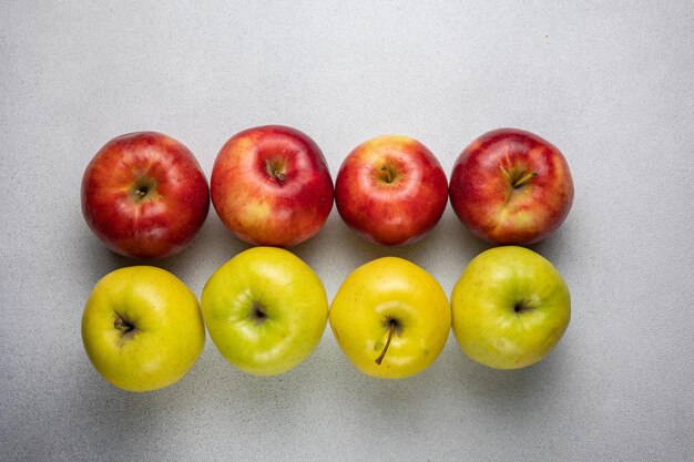 Delicious apples from the farm Close up