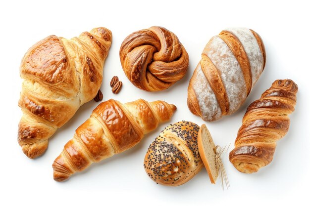 Delicious Bakery products set Generate Ai