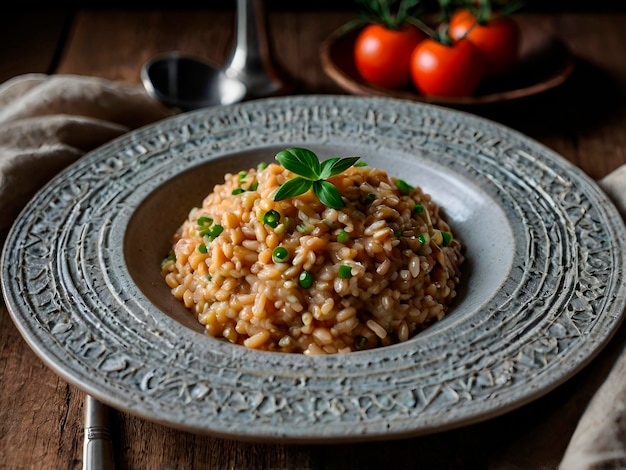 a delicious barley risotto recipe focusing on texture and flavor combinations