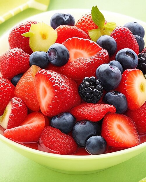 Delicious blackberries blueberries and raspberries Delicious fresh fruits and vegetables