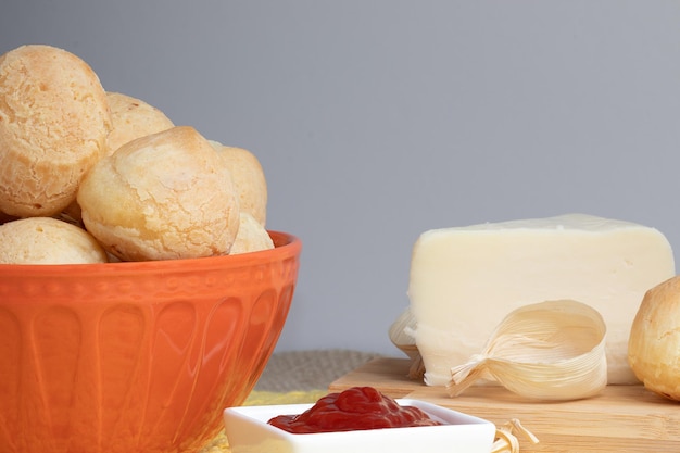 Delicious Brazilian cheese bread pao de queijo