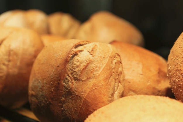 Delicious bread on the table