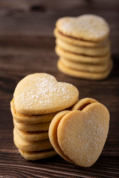 Delicious buttery biscuits filled with guava paste