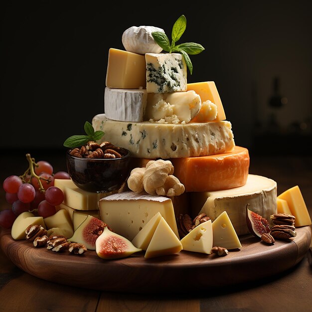 Delicious cheese background image