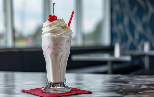 Delicious Cherry Milkshake