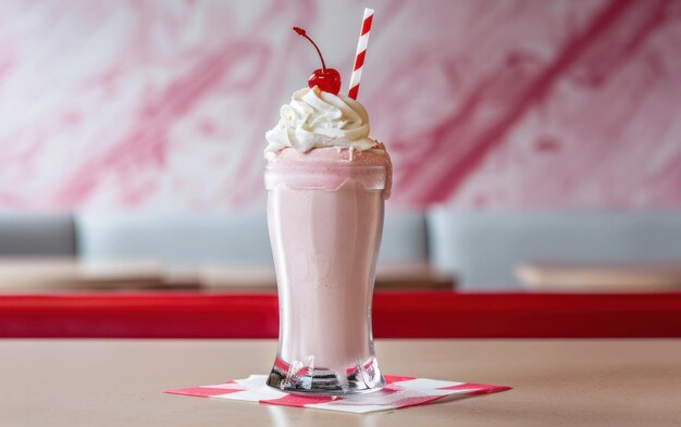 Delicious Cherry Milkshake