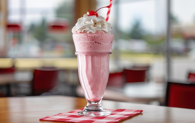 Delicious Cherry Milkshake