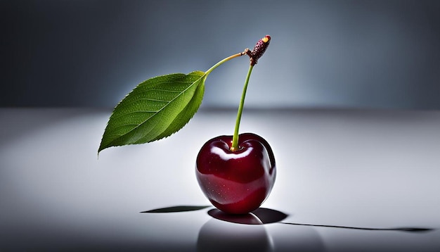 Delicious cherry with dark background