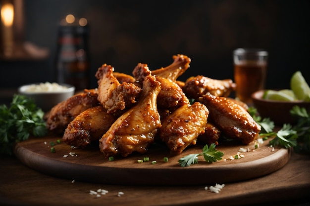 Delicious chicken wings