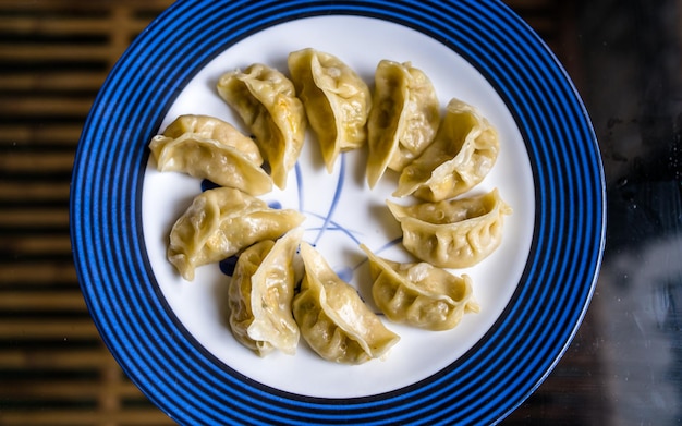 delicious Chinese handmade food dumpling momos