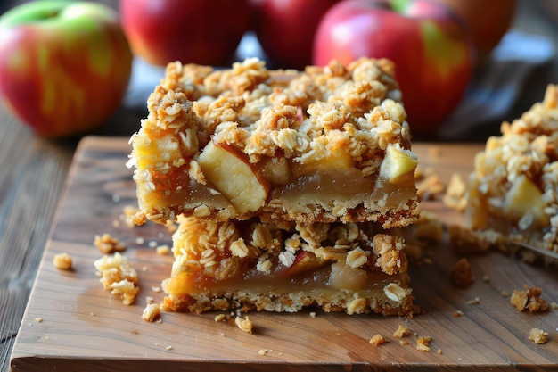 Delicious Crispy Apple Bars