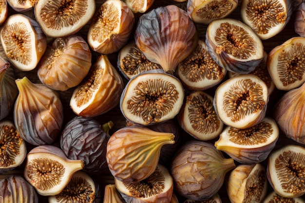 Delicious Dried Figs Background