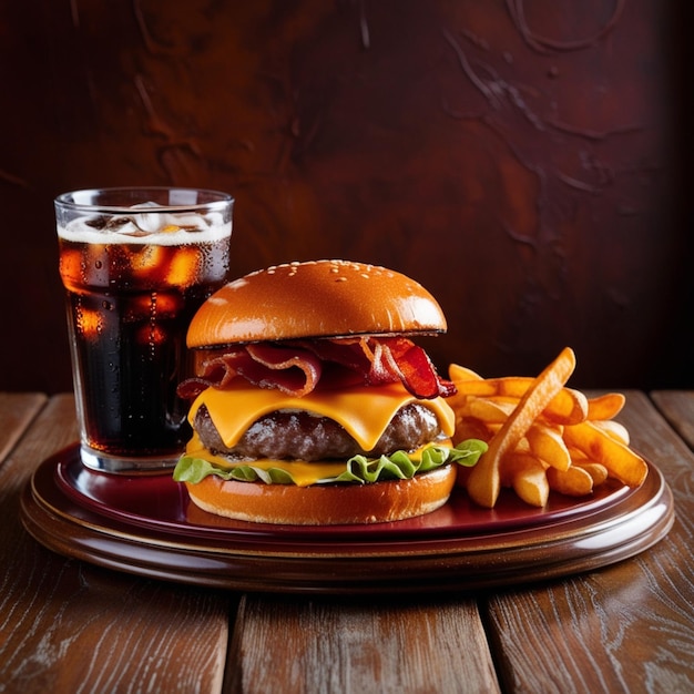 delicious fast food burger hamburger cheeseburger isolated on white background full depth of fi