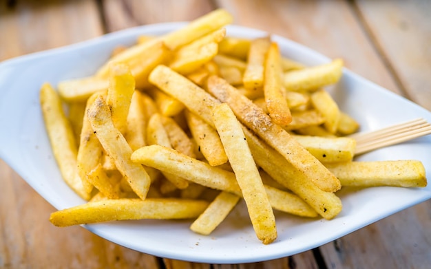 delicious fast food grilled Potatos