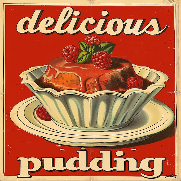 delicious food and drink advertising poster