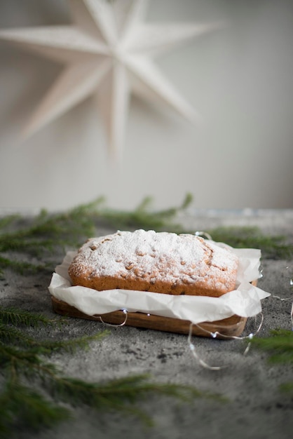 Delicious fresh pastries on the table