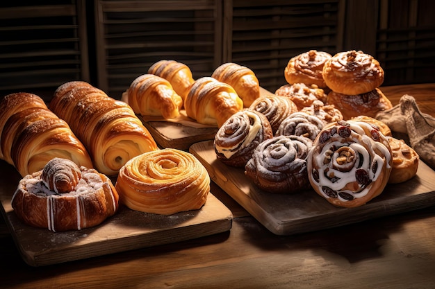 Delicious Freshly Baked Pastries