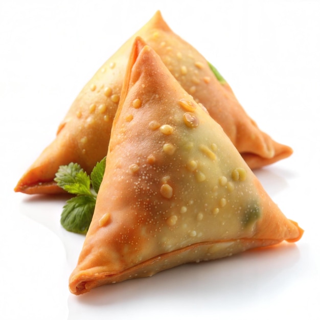 Delicious fried samosa or food samosa