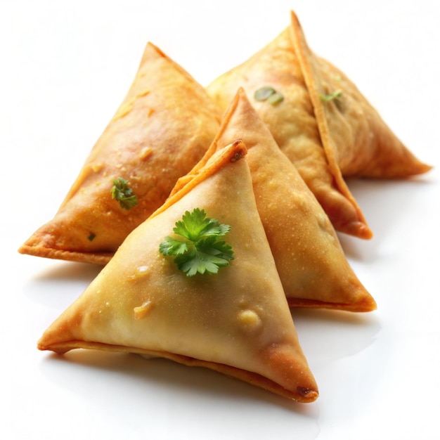 Delicious fried samosa or food samosa