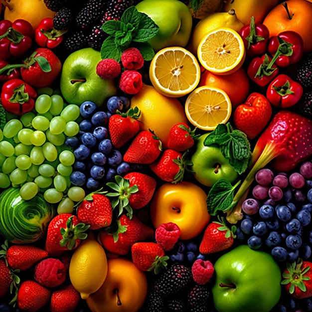 Delicious fruits