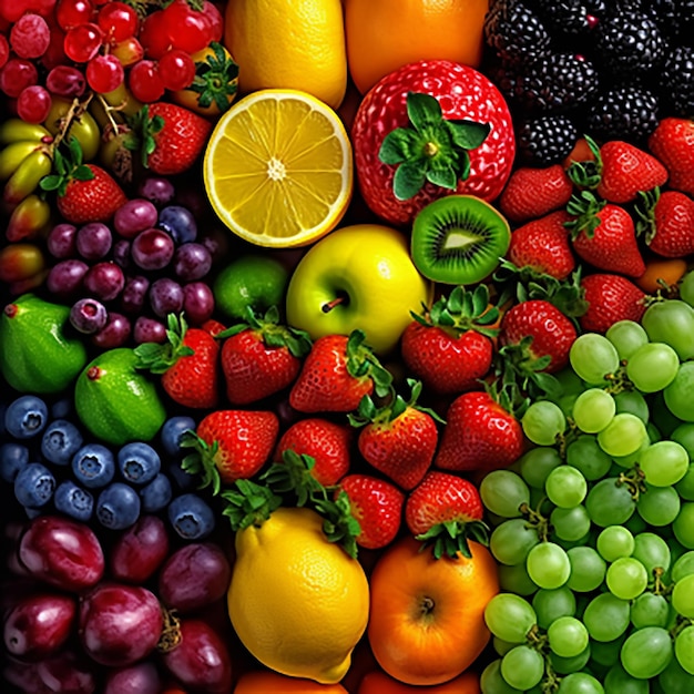 Delicious fruits