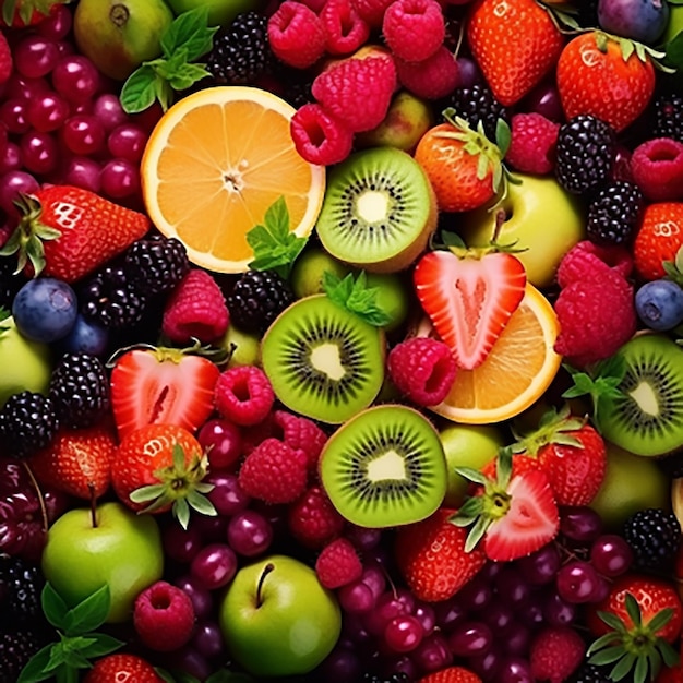 Delicious fruits