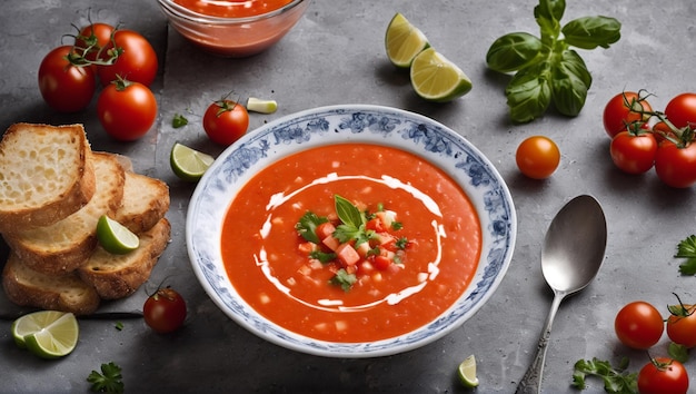 A delicious gazpacho