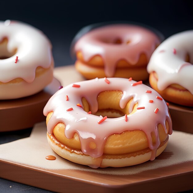 delicious glazed doughnuts Editorial Photography Shot on 70mm lens Depth of Field Bokeh DOF Ti