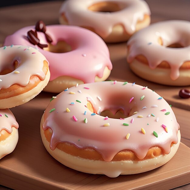 delicious glazed doughnuts Editorial Photography Shot on 70mm lens Depth of Field Bokeh DOF Ti