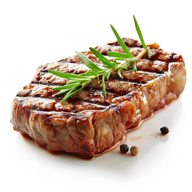 Delicious Grilled Beef isolated on transparent background