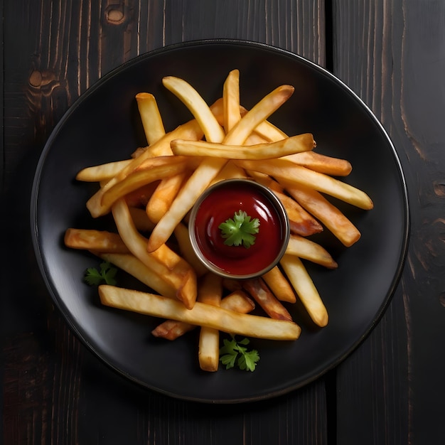 Delicious HandCut Fries Ready to Serve