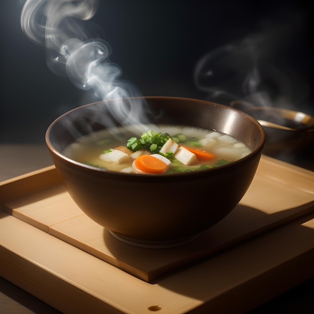 Delicious Homemade Soup Bowl Illustration