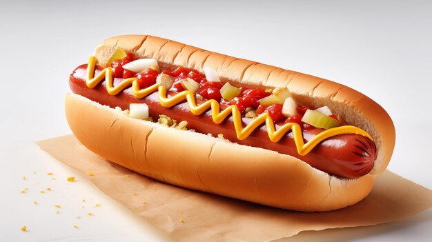 Photo delicious hot dog food pictures