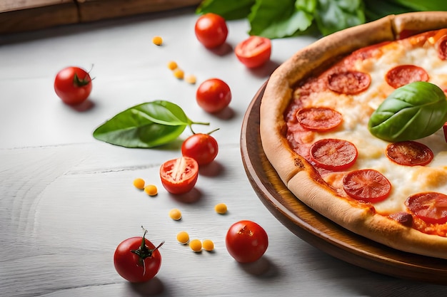 Delicious italian pizza 4k