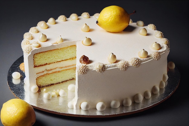 Delicious lemon cake Gluten free cake lemon cake with ingredient